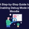 A Step-by-Step Guide to Enabling Debug Mode in Moodle