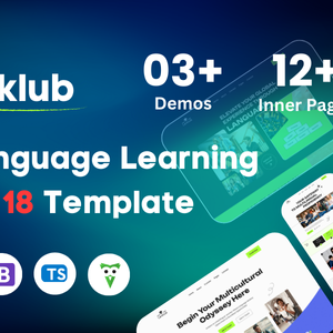 Lanklub - Multi Language Learning Angular 18 Template