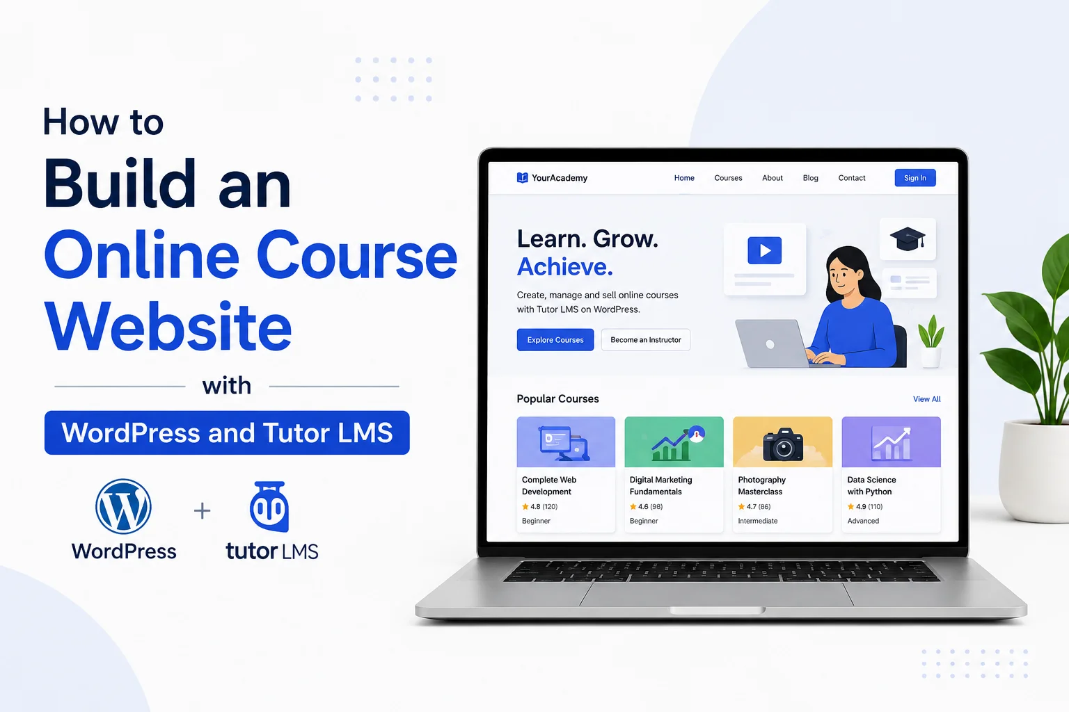 How to Build an Online Course Website with WordPress and Tutor LMS