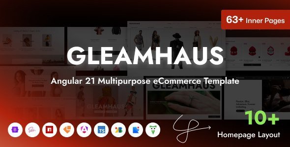 Gleamhaus – Angular Multipurpose eCommerce Template